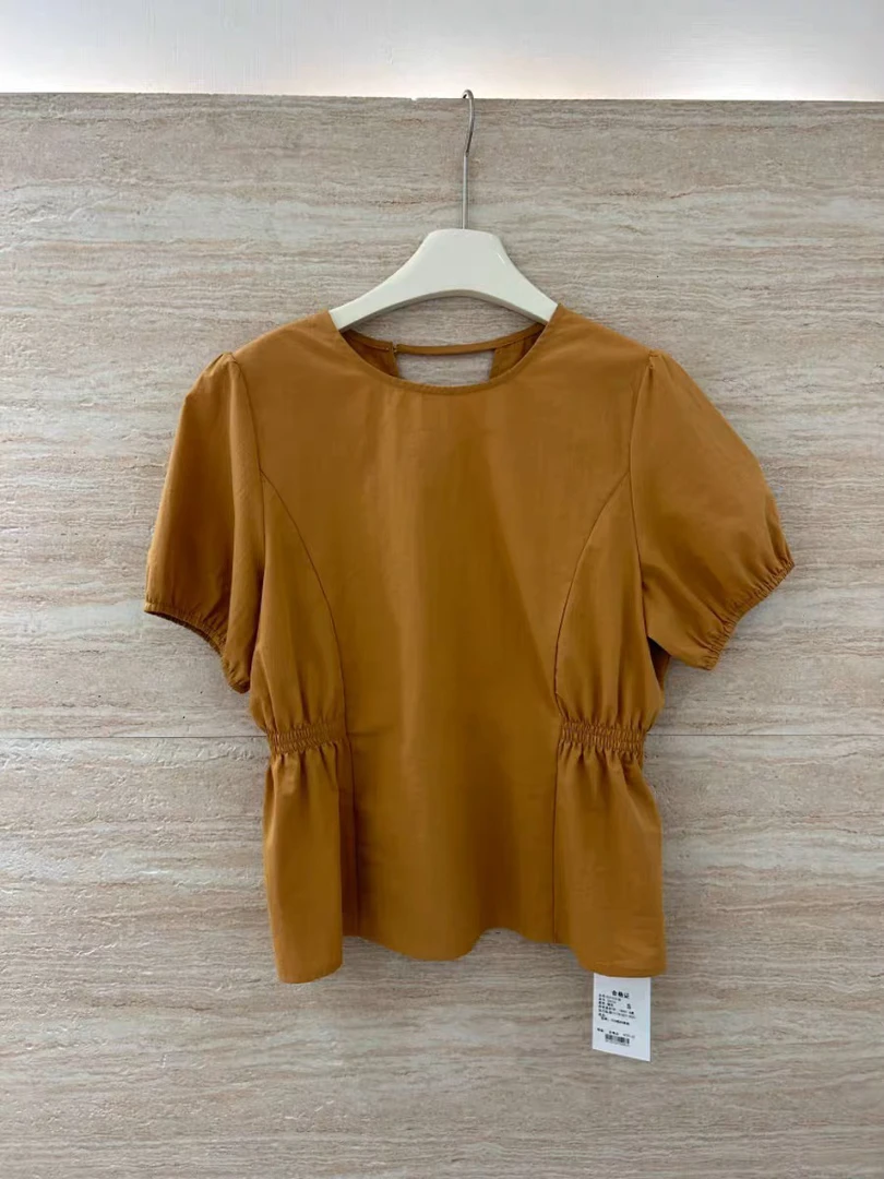 25210 设计感收腰显瘦小衫