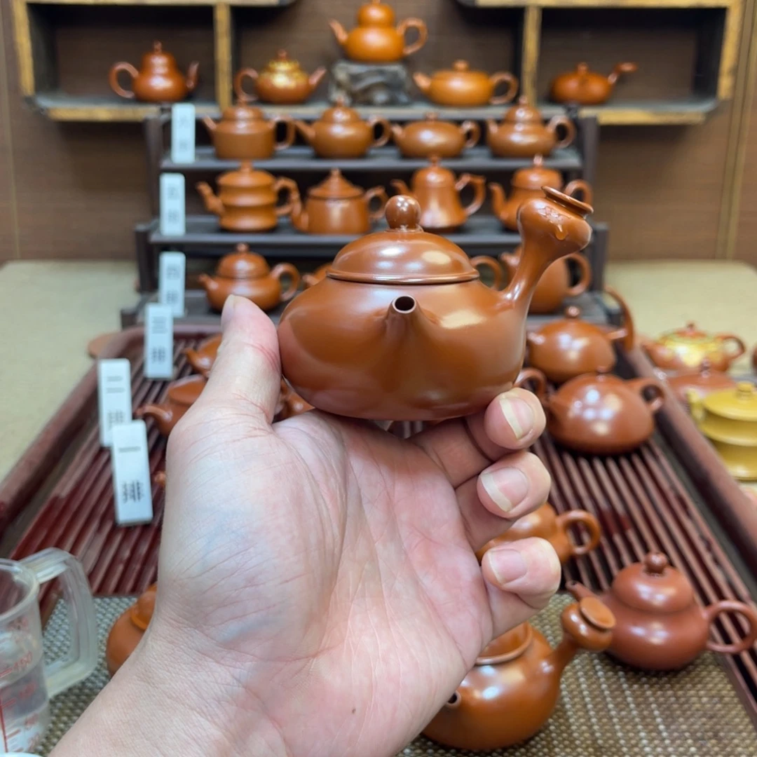 Z***拉茶壶朱泥侧把120cc