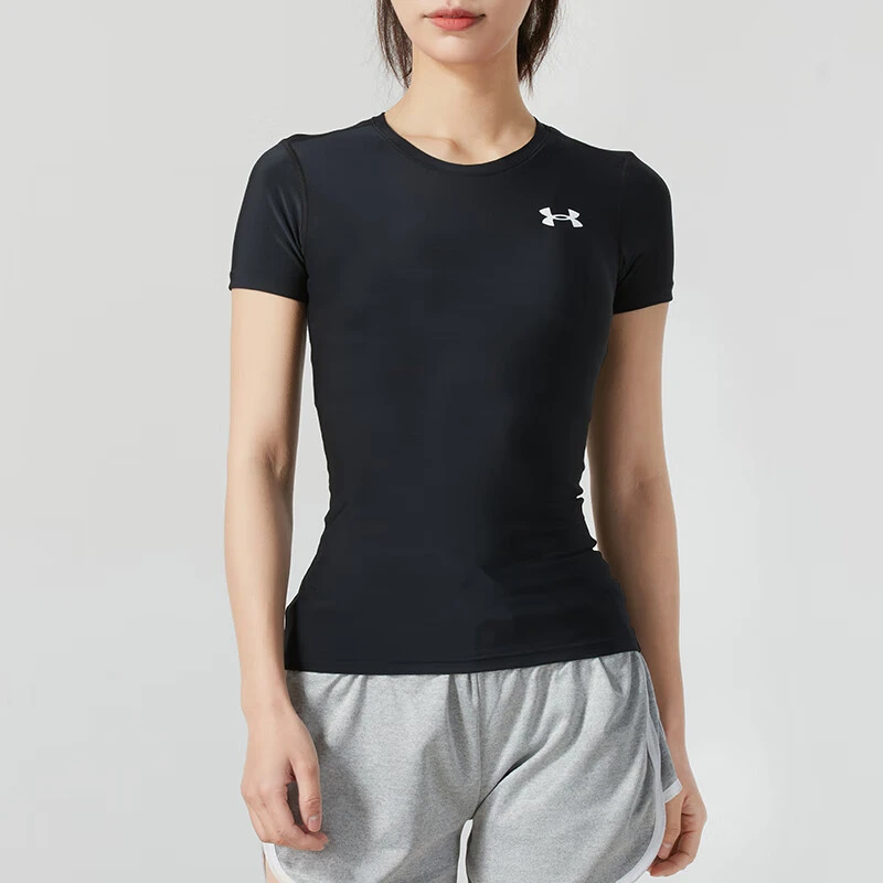 Under Armour/安德玛紧身短袖女 跑步健身贴身舒适透气运动T恤