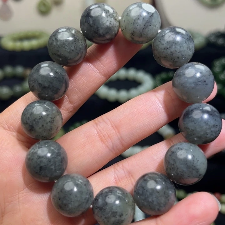 和田玉未镶嵌手链卡16