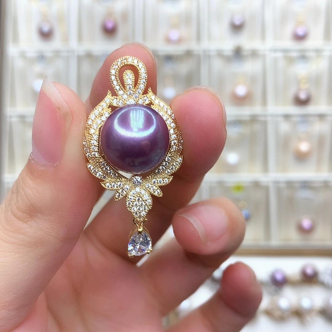 淡水珍珠颈饰合金