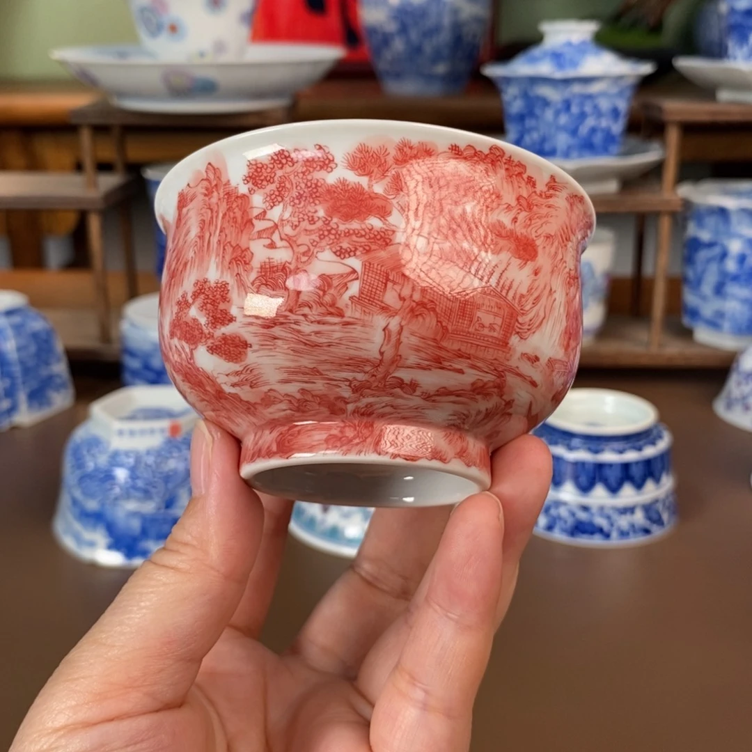 杯景德镇陶瓷手工手绘