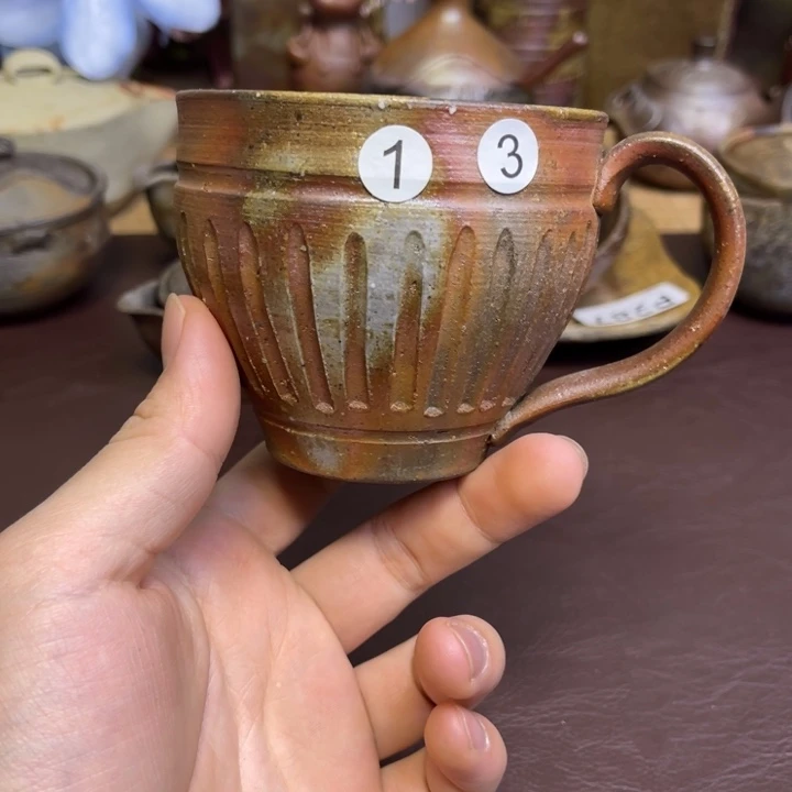 中居靖马克杯备前烧