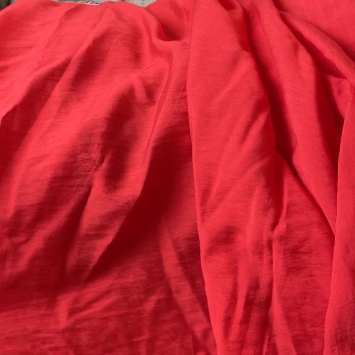 天丝（莱赛尔纤维）西瓜红天丝棉3米孤品