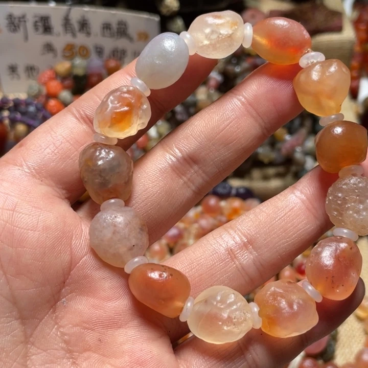 玛瑙/玉髓合金手链
