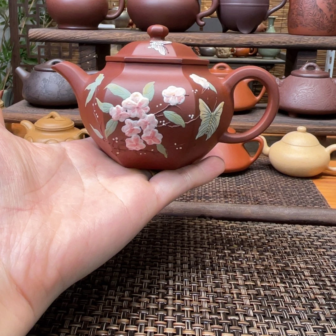 茶壶紫砂宜兴原矿紫砂手工制170
