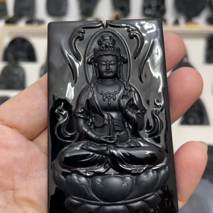 吊坠(不含链)未镶嵌翡翠观音