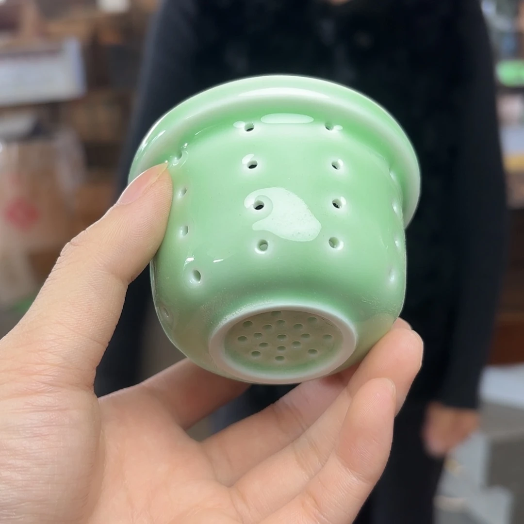 龙泉云间青瓷小米茶器