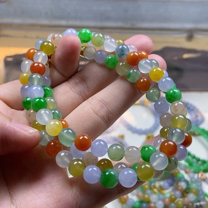 定制翡翠未镶嵌缅甸翡翠A货卡7.3