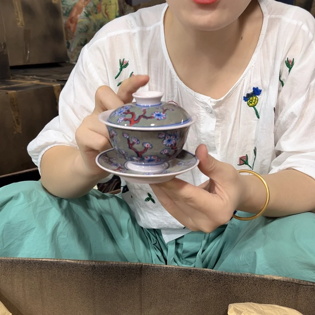 摆件//////景德镇陶瓷瓷器。红。