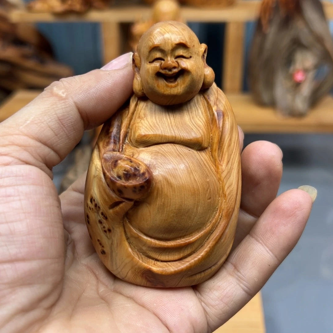 用***2木崖柏木摆件手把件