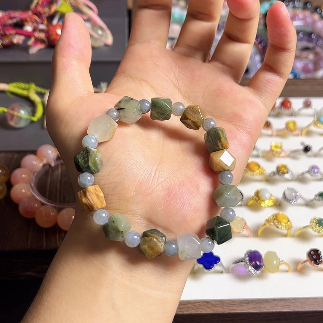 水晶手串未镶嵌幽灵玛瑙