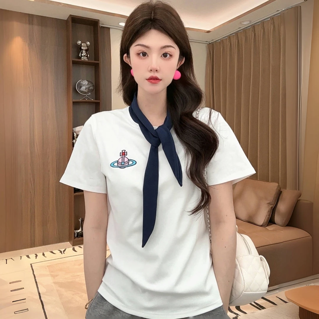 【现货】媛媛SOYFSD-2025年新款短袖上衣时尚休闲显瘦B0106