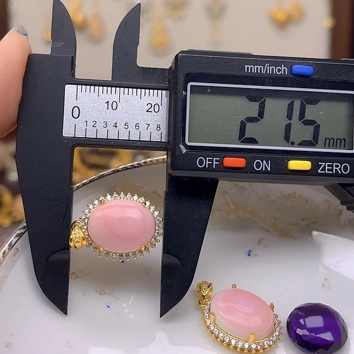 银S925镶嵌颈饰紫晶紫晶925镶嵌204