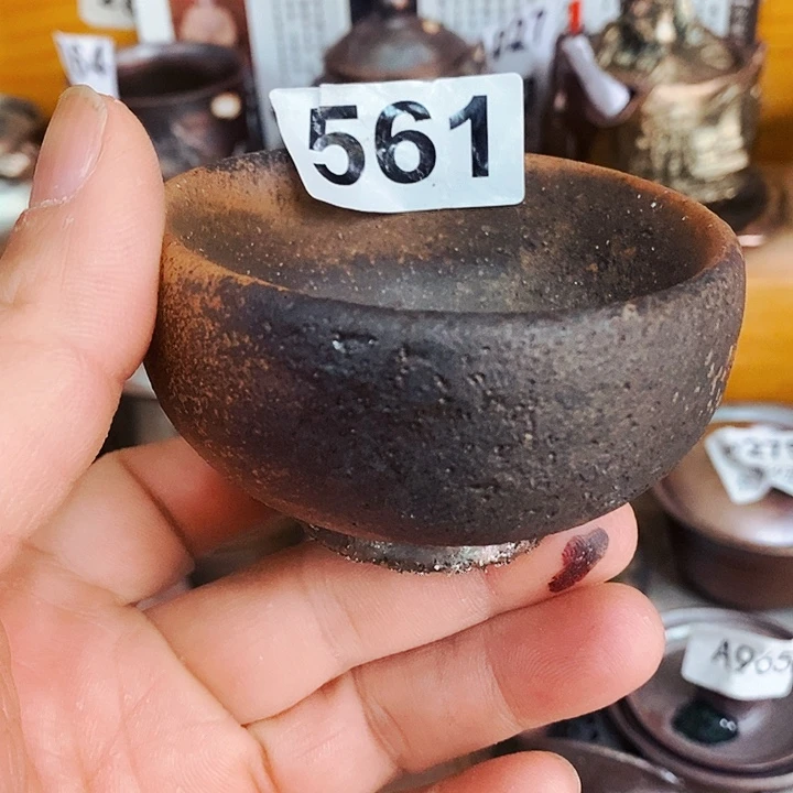 紫砂茶杯柴烧纯手工561
