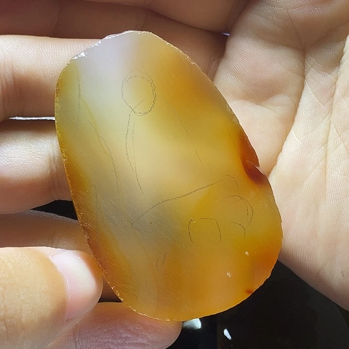 随***缘定制玛瑙未镶嵌观音