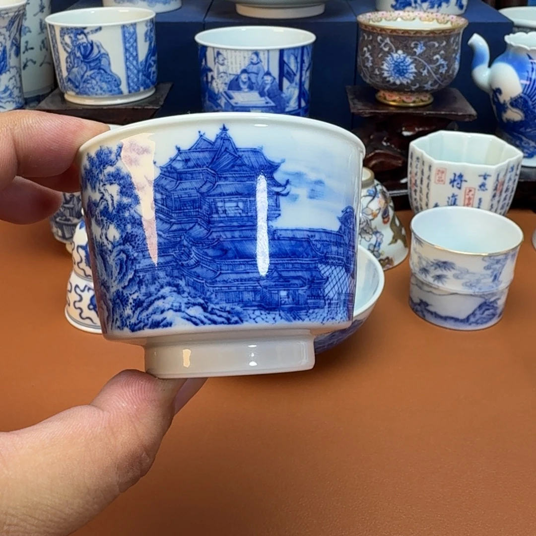 杯子景德镇全手工手绘陶瓷