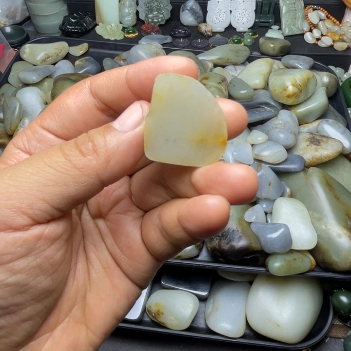 C***!未镶嵌和田玉珠宝半成品