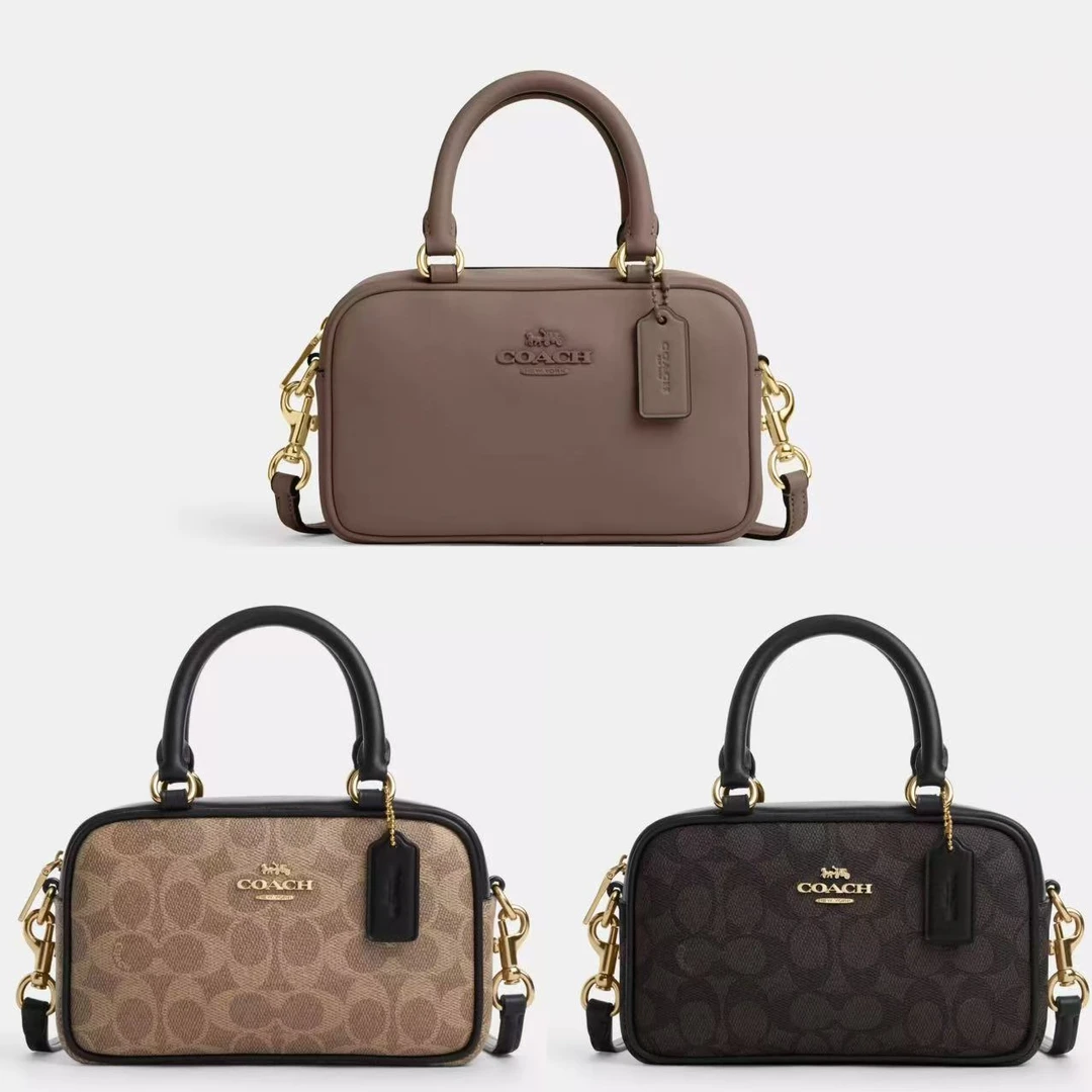 COACH/蔻驰海外好物保龄球包手提包斜挎包18.5x12.5x7cm