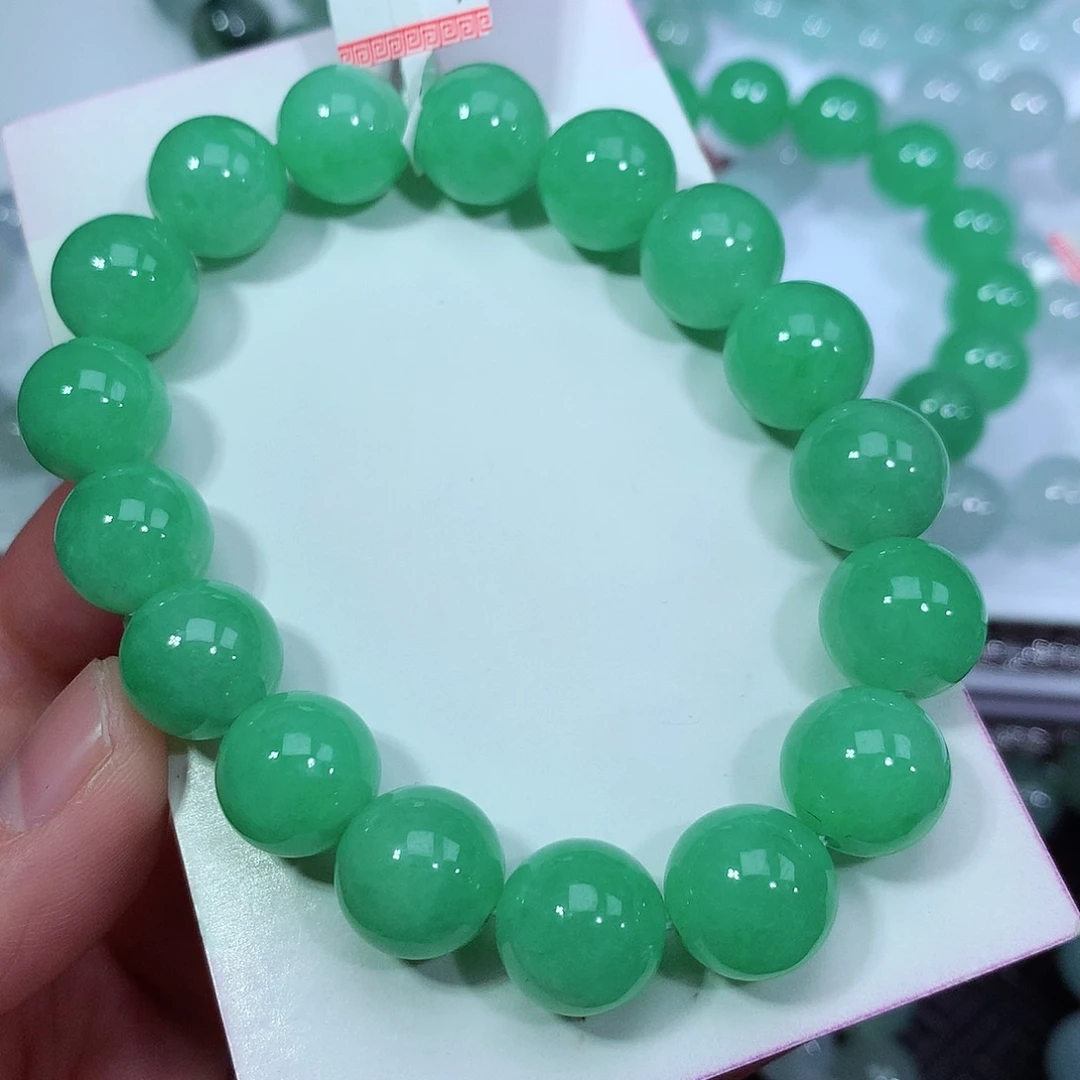 翡翠手链未镶嵌卡12