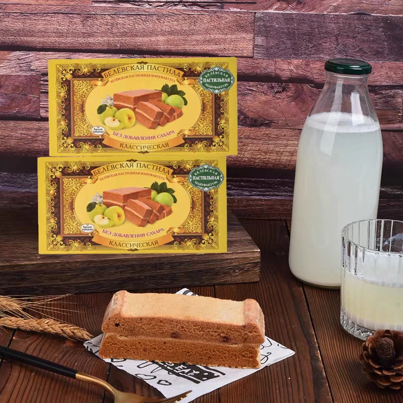 俄罗斯原装进口软果糕 苹果糕 100克/盒