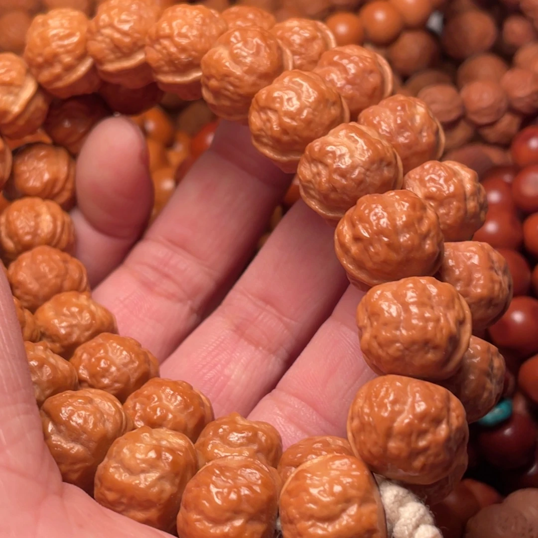 l****崖柏猴头核桃树下了树