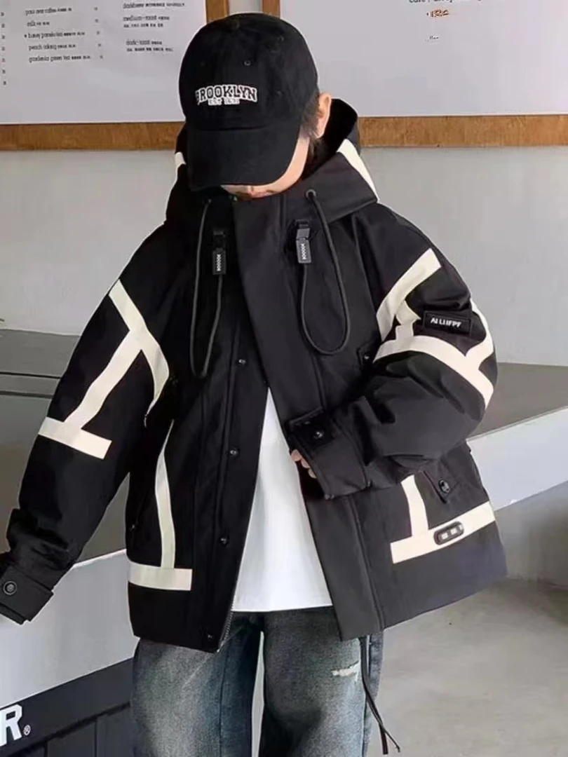 【M7】儿童冬潮童厚款外套潮流单件