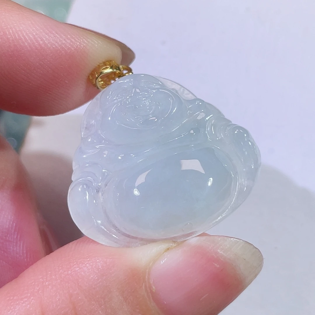 颈饰未镶嵌翡翠佛公