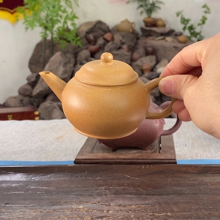 紫砂茶壶黄金段水平110左右的容量