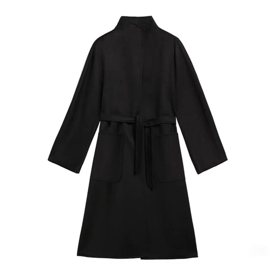 IS LULU |Ma'秋冬高级感中长款时尚气质毛呢外套