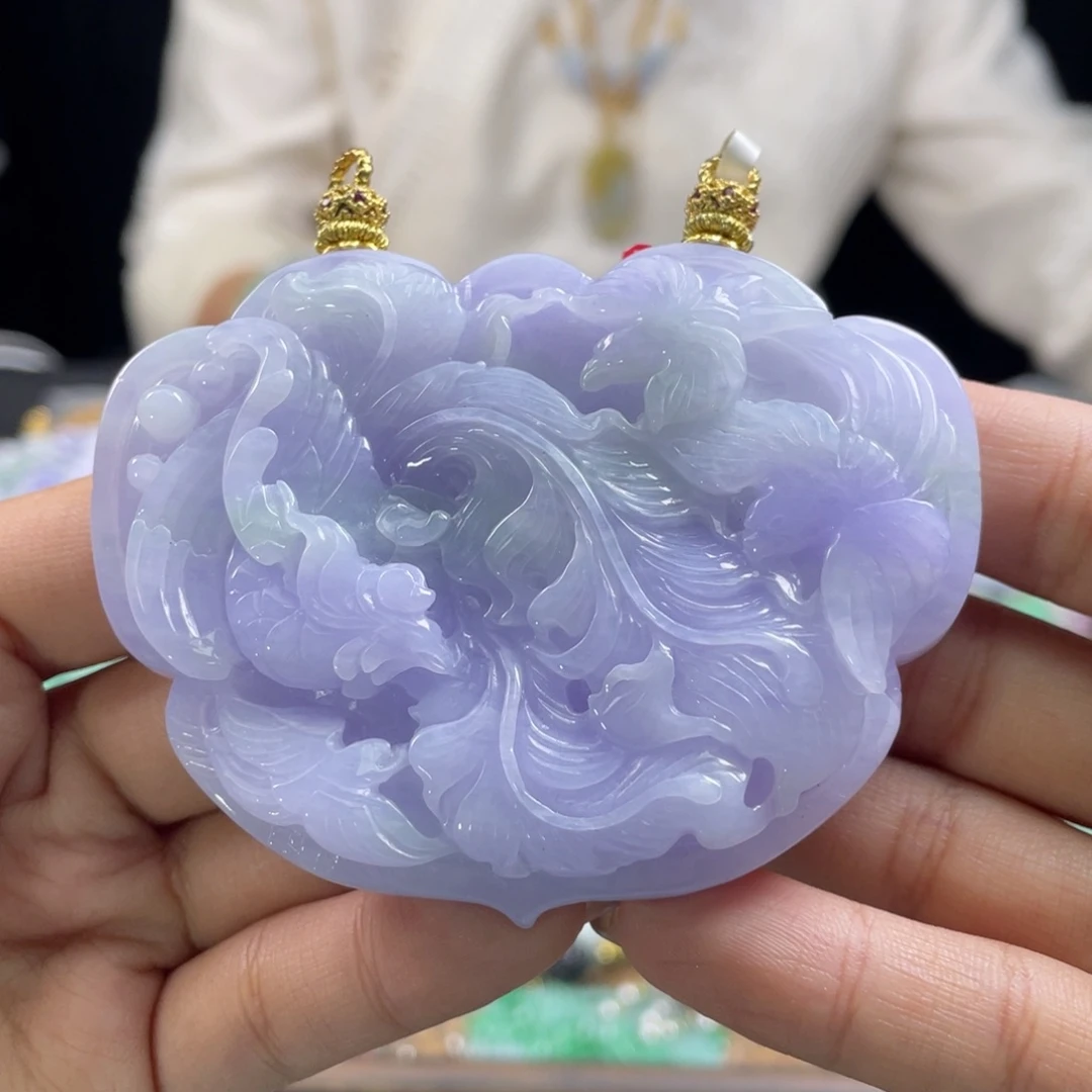 颈饰未镶嵌翡翠代编织
