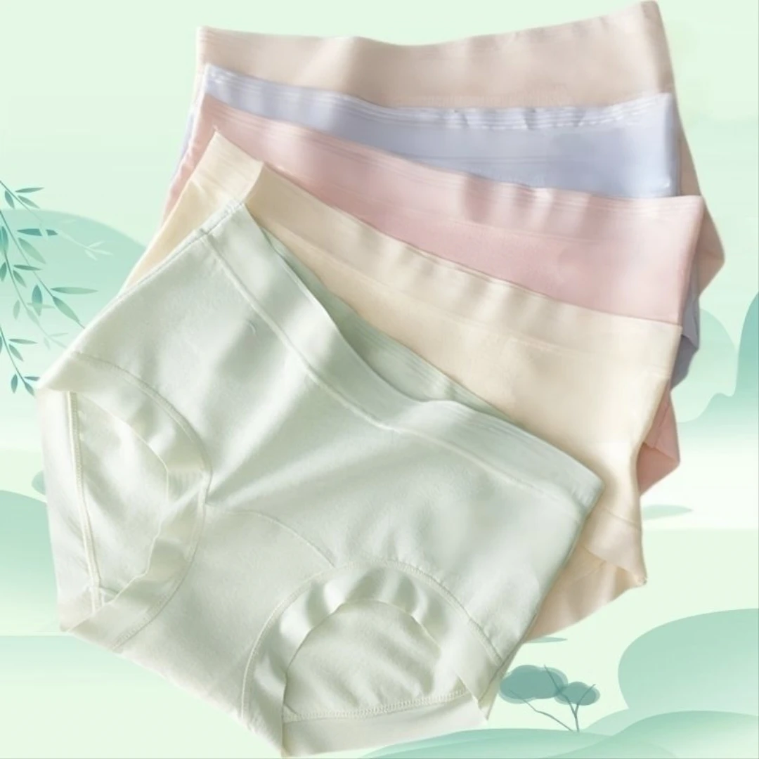 新款大码611(五条装)中高腰裸感舒适轻薄弹力时尚短裤