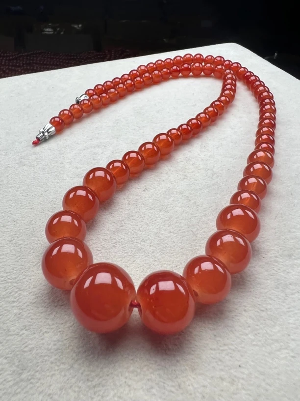 318满色满肉冰红项链