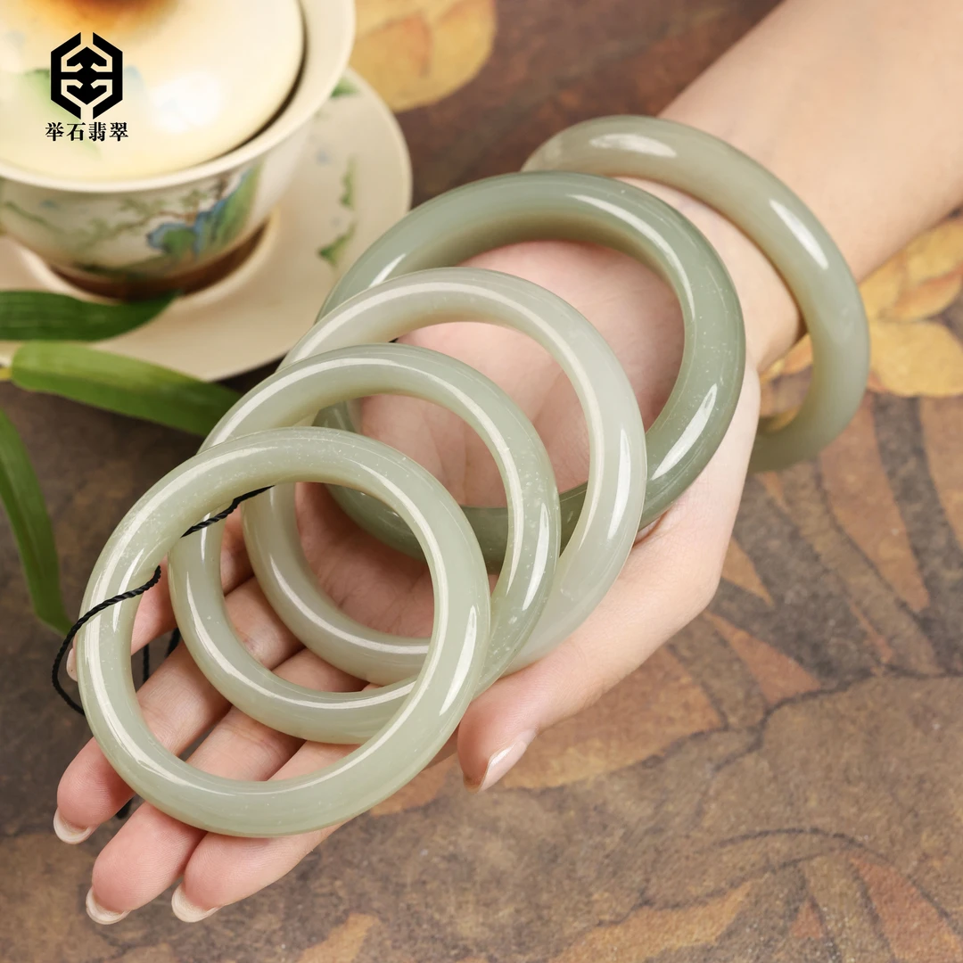 【举石】TH1114-405-128和田玉手镯（一件/多样性/圈口自选）J