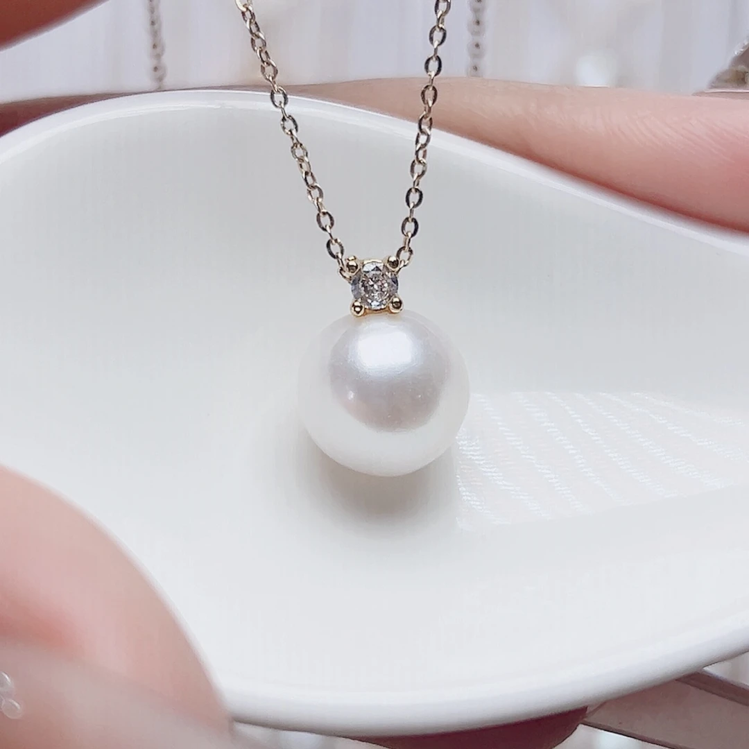 淡水珍珠未镶嵌吊坠(赠链)