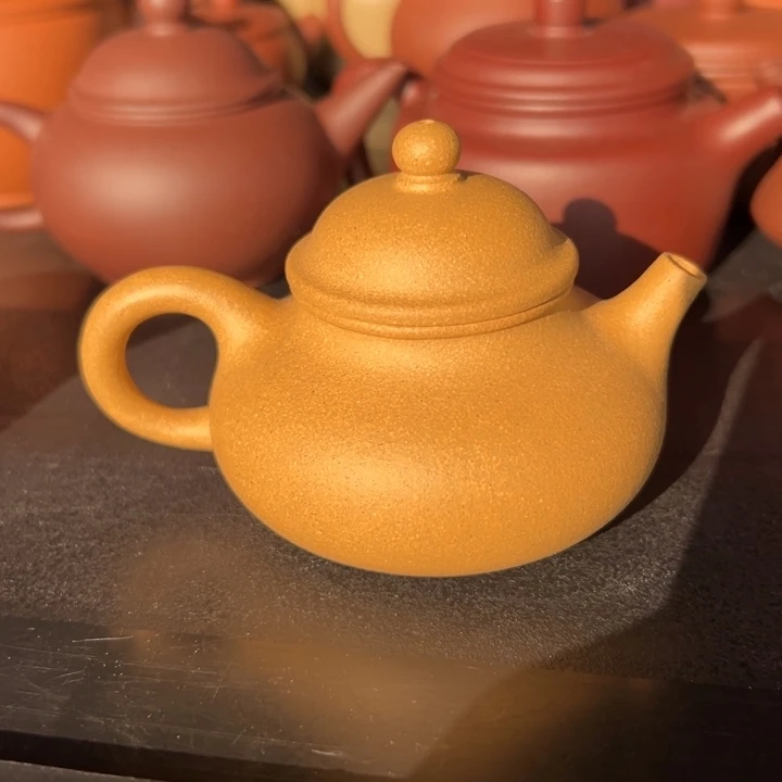 七***友茶壶紫砂黄金容天120cc