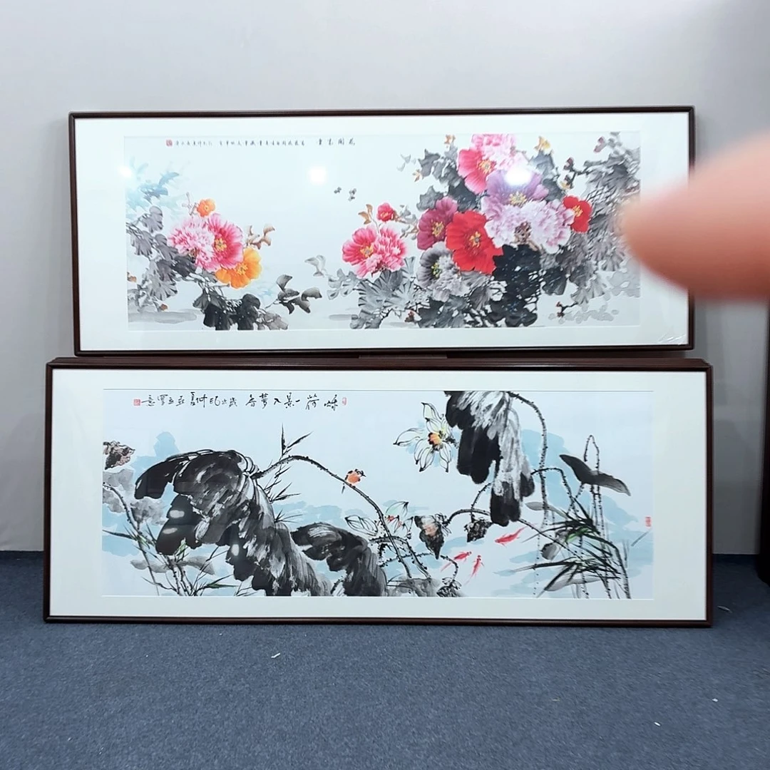 国画手绘作品210×80尺寸