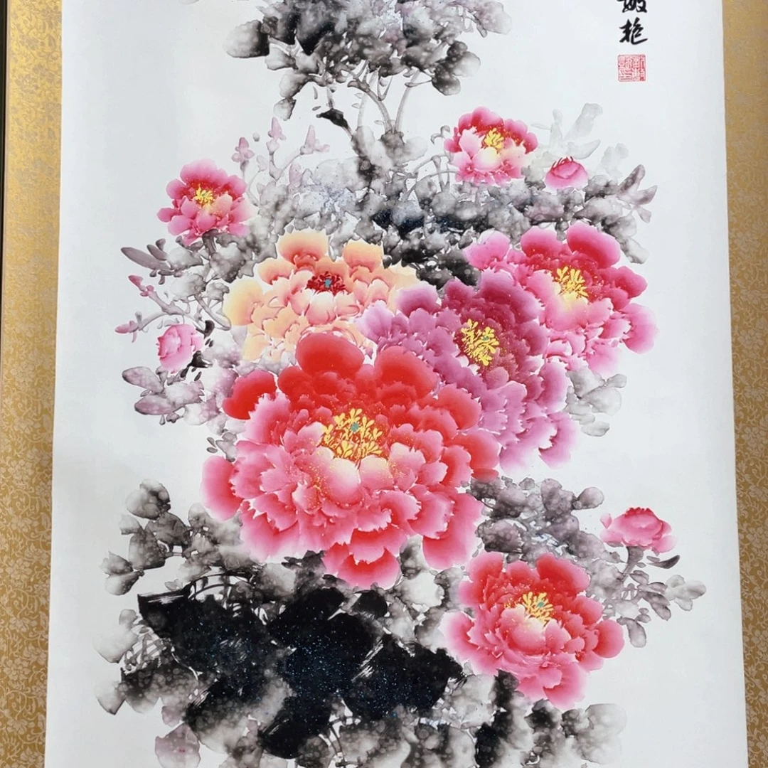 国画老师手笔手绘作品y