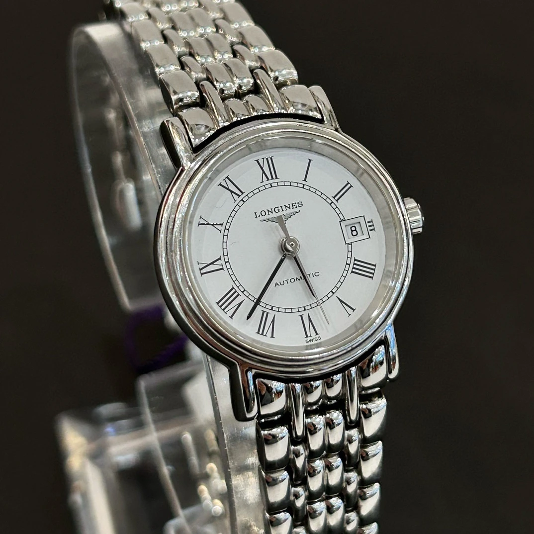 99新 Longines/浪琴 7姐专场/玫瑰系列 机械腕表 25.5mm