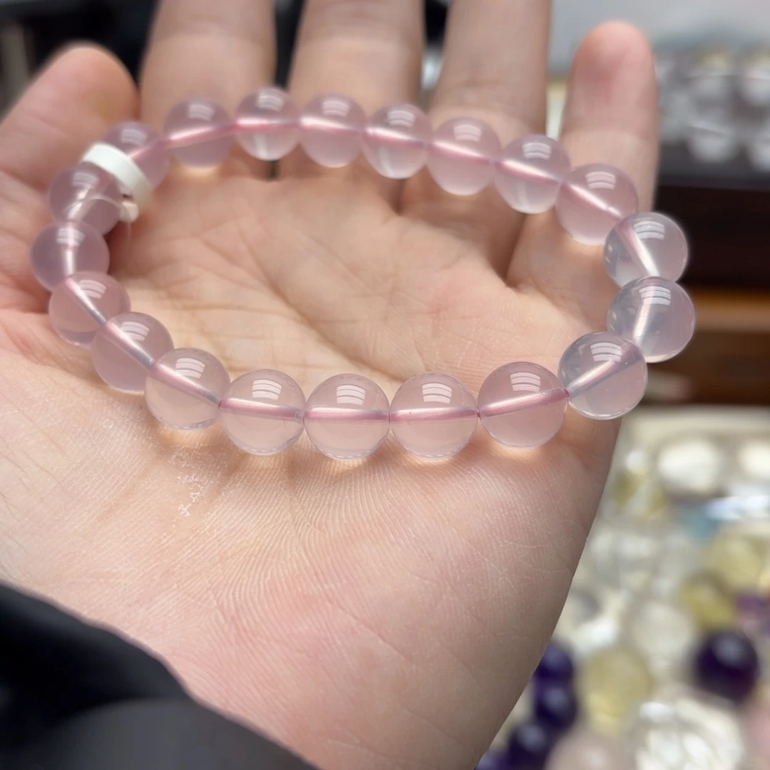 未镶嵌手链水晶莫粉