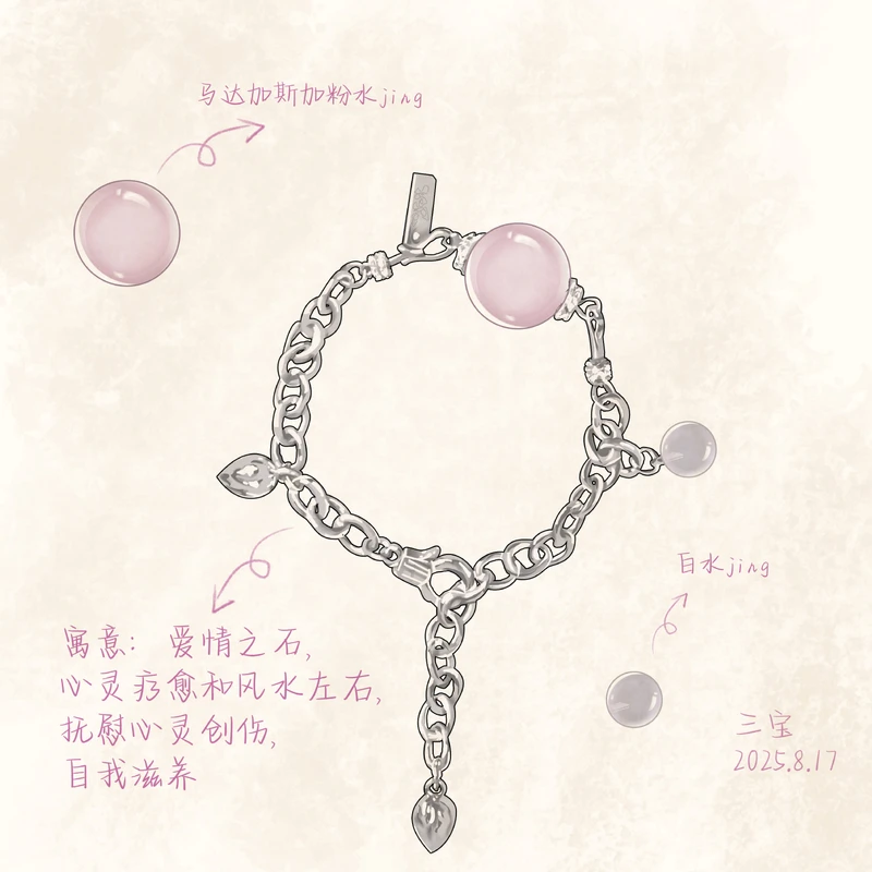 合金手链 【天赐】【魅力/智慧/被爱】手链女生饰品轻奢高级感S002