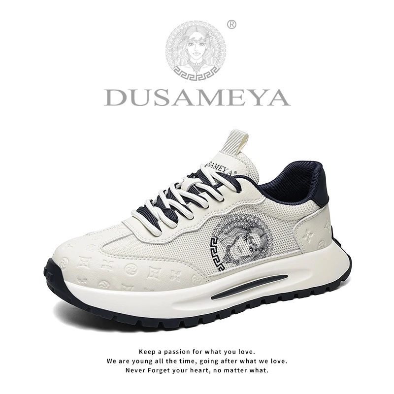 DUSAMEYA/杜莎米娅鞋子男款早秋新款透气休闲鞋时尚百搭防滑潮鞋