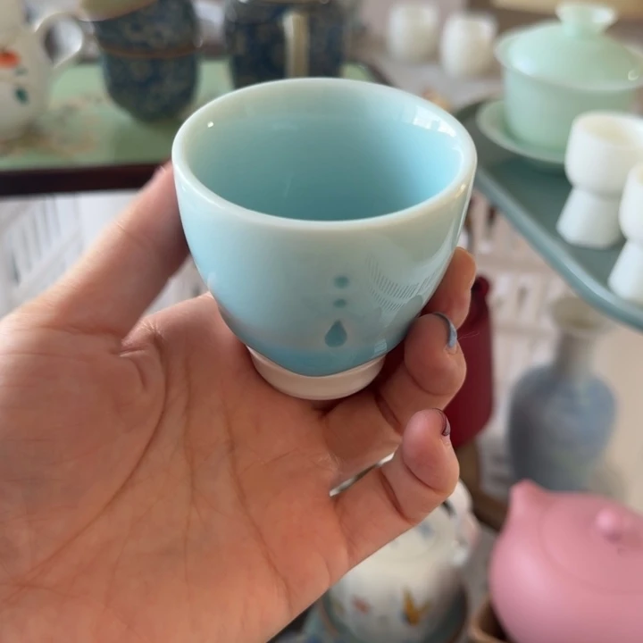微瑕陶瓷茶具茶杯茶壶