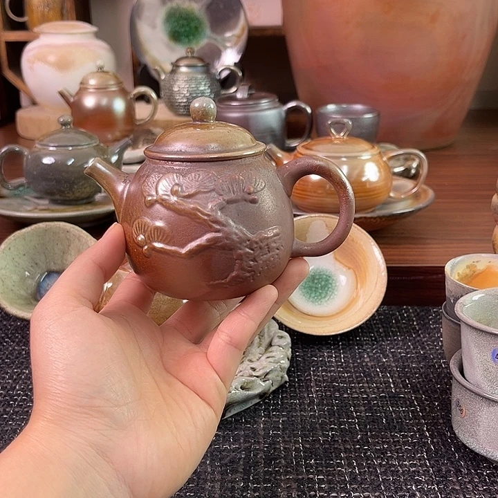 柴烧微瑕福利迎客松