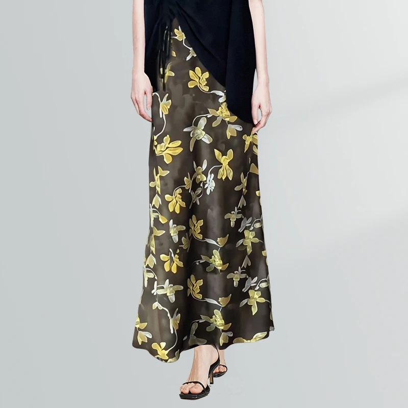 【炳瀚】胖mm25夏季新款大码不规则下摆短袖长裙BH225WBB15580