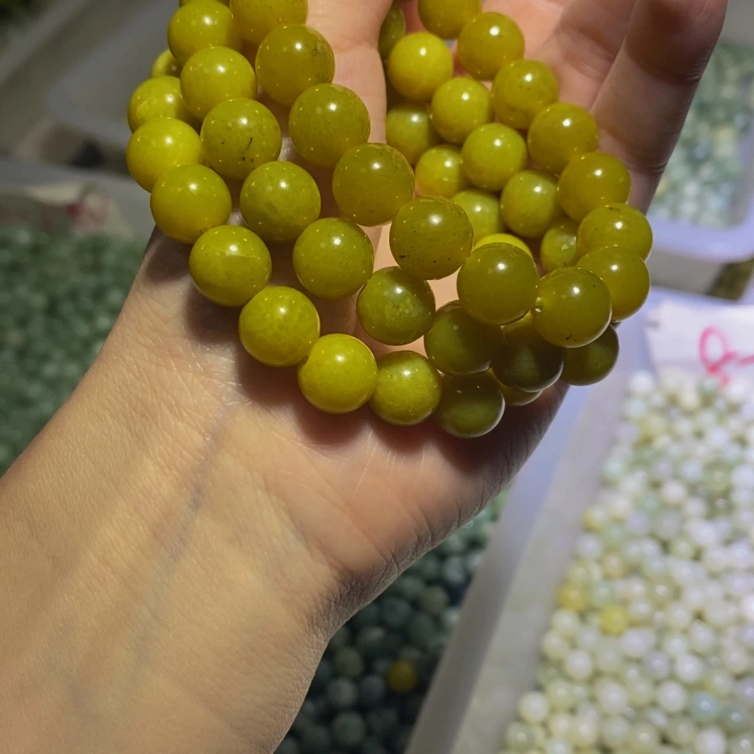 【闪购商品】蛇纹石玉颈饰未镶嵌8