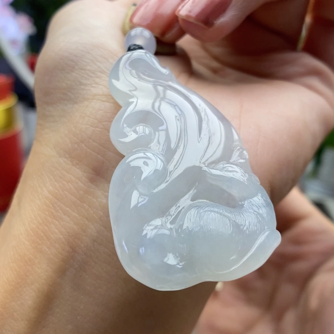 翡翠未镶嵌颈饰吊坠67