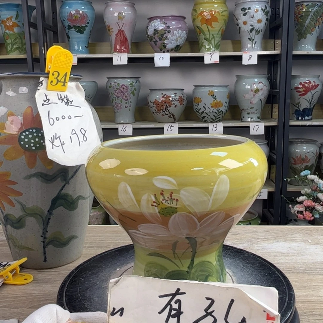 罐1tc景德镇陶瓷花盆