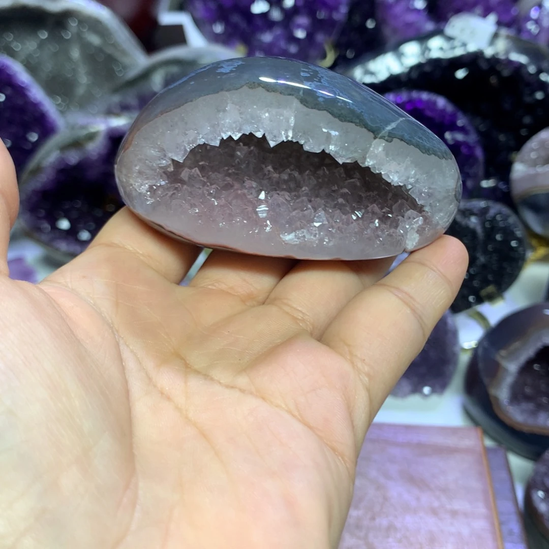 紫晶摆件未镶嵌水晶