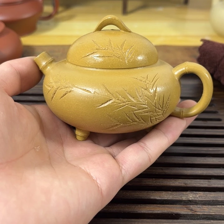 紫砂茶壶原矿紫砂半手工制作